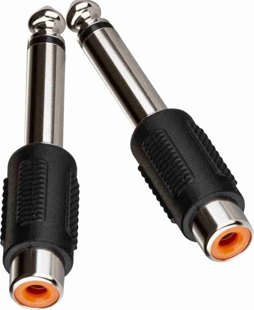 RCA Plug to Two (2) RCA Jacks Audio Adapter Cable 6 inches