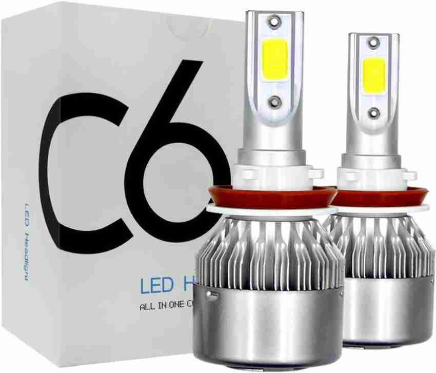carempire C6 H11/H9/H8 Led Headlight Bulbs,18W/Bulb 6000K Cool White Bulbs,All-in-One  Head-Lamps Conversion Kit,Waterproof(1Pair,Pack of 2) Headlight Car,  Motorbike LED (12 V, 72 W) Price in India - Buy carempire C6 H11/H9/H8 Led