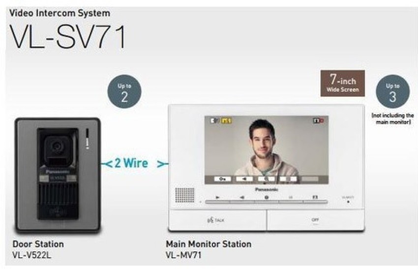 Panasonic VL-SV71SX Video Door Phone Price in India - Buy
