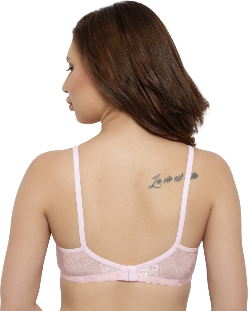 Ladyland White net bra Women Full Coverage Non Padded Bra - Buy Ladyland White  net bra Women Full Coverage Non Padded Bra Online at Best Prices in India