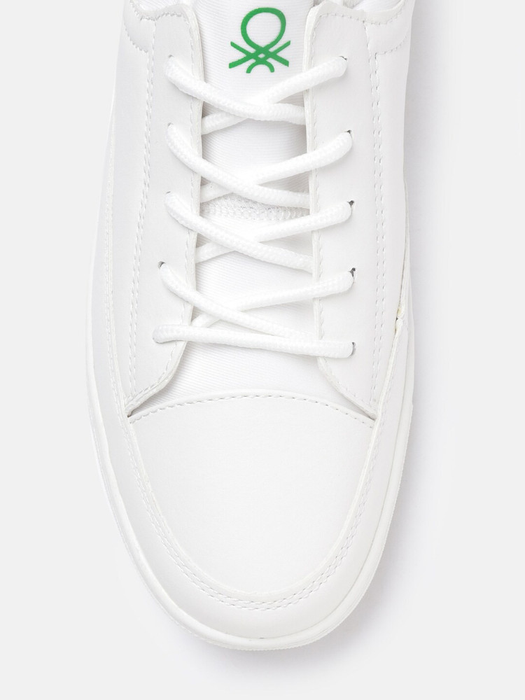 United colors of benetton men white sneakers online