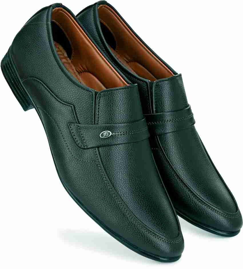 Green formal shoes mens store