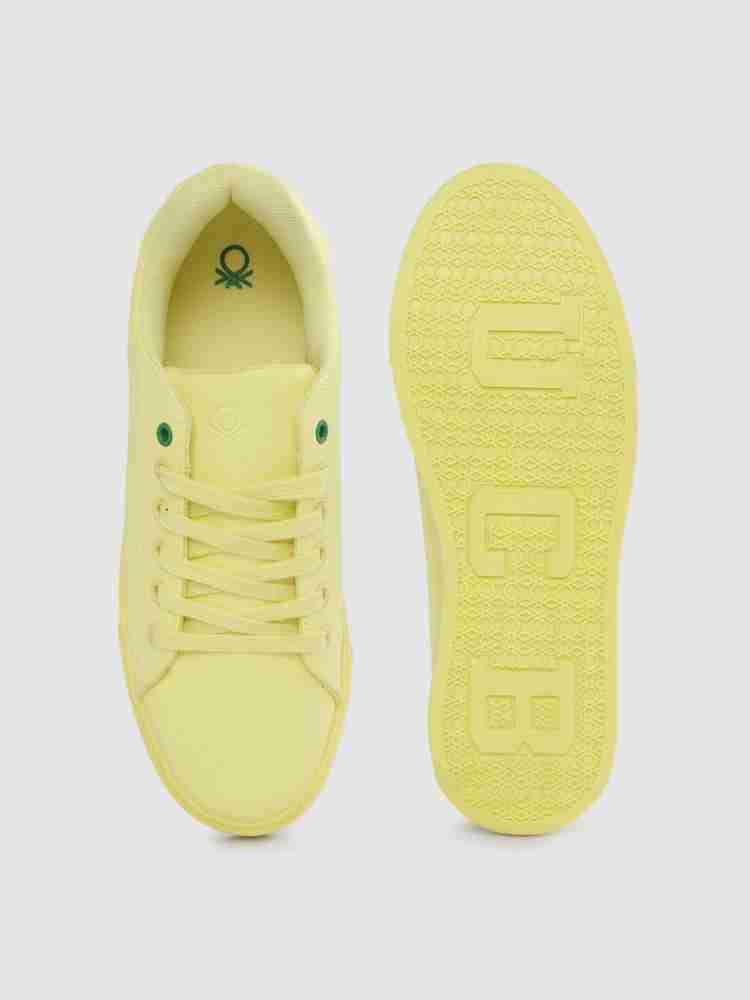 United colors of benetton yellow shoes 2025