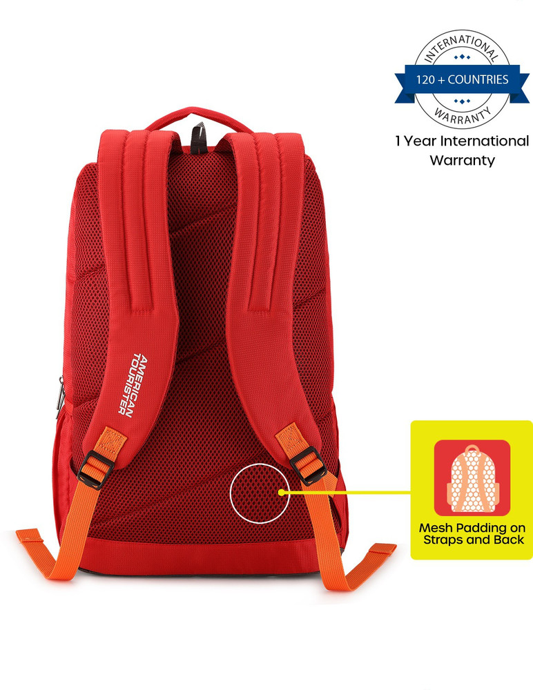 American tourister sale bags red colour