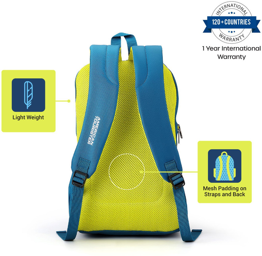 AMERICAN TOURISTER AMT DASH SCH BAG 01 TEAL 19.5 L Backpack Teal Price in India Flipkart