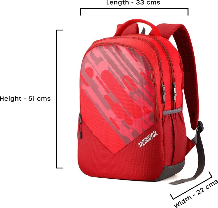 Buy AMERICAN TOURISTER Unisex Red Brand Logo Backpack  Backpacks for  Unisex 9971395  Myntra