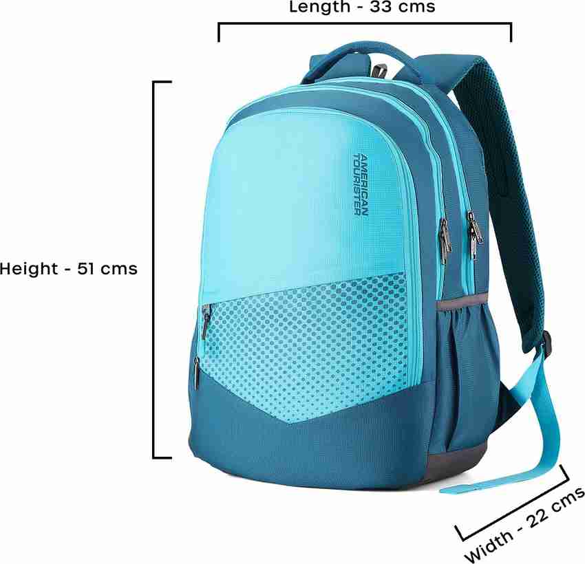 AMERICAN TOURISTER Mist Sch Bag 29.5 L Backpack Teal Price in India Flipkart