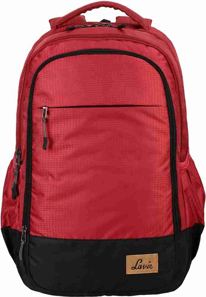Lavie Sport KYOTO SCHOOL BAG 32 L Laptop Backpack RED Price in India Flipkart