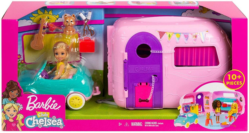 BARBIE FXG90 Club Chelsea Camper Playset Accessories FXG90