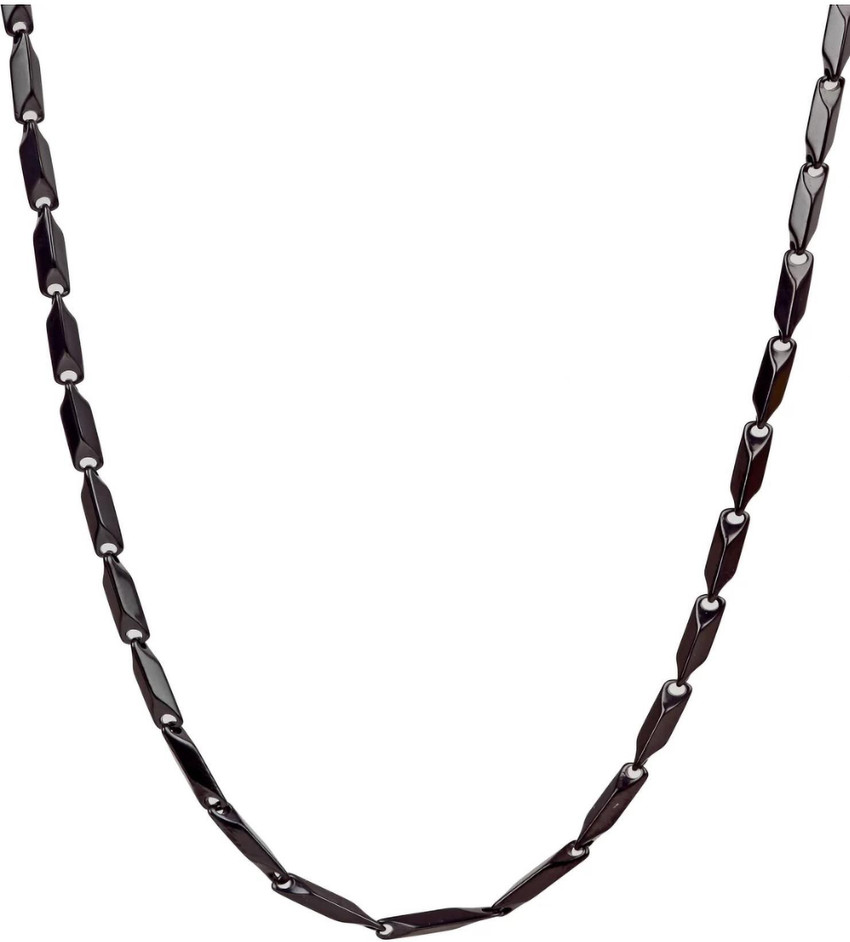 Blooming Faith Black Platinum Plated Chain Platinum Plated Stainless Steel Chain Platinum Plated Stainless Steel Chain Price in India Buy Blooming Faith Black Platinum Plated Chain Platinum Plated Sta...