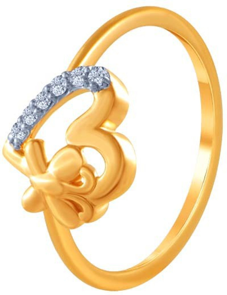 PC Chandra Jewellers DIAMOND COLLECTION 18kt Yellow Gold ring Price in India Buy PC Chandra Jewellers DIAMOND COLLECTION 18kt Yellow Gold ring online at Flipkart