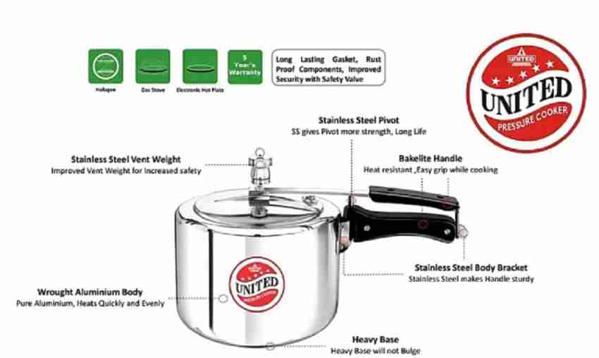 United 2 L Pressure Cooker Price in India