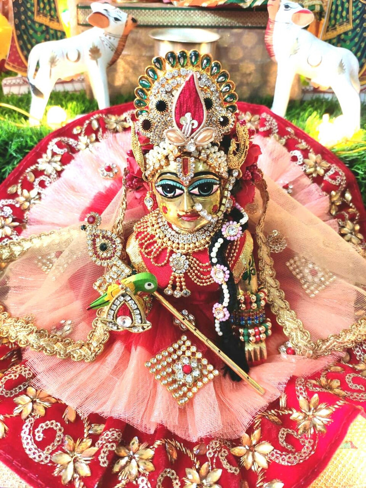 KRISHNA BHAKTI STORE LADDU GOPAL JI NO 6 FULL SET Decorative