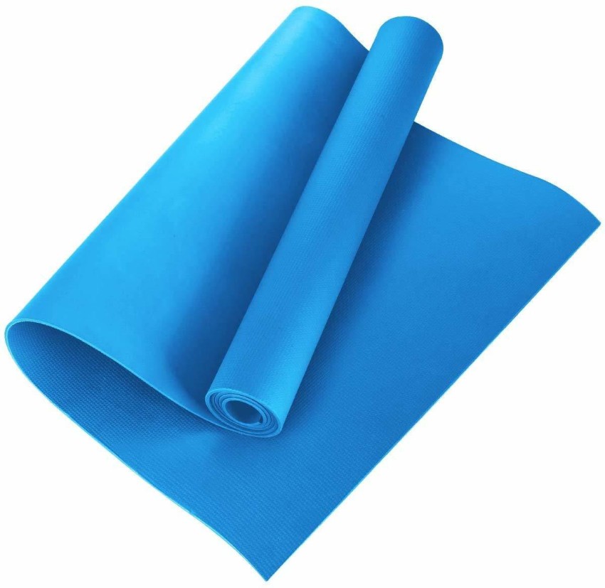 MAGFIT Premium Jute Yoga Mat (5 mm, Blue)