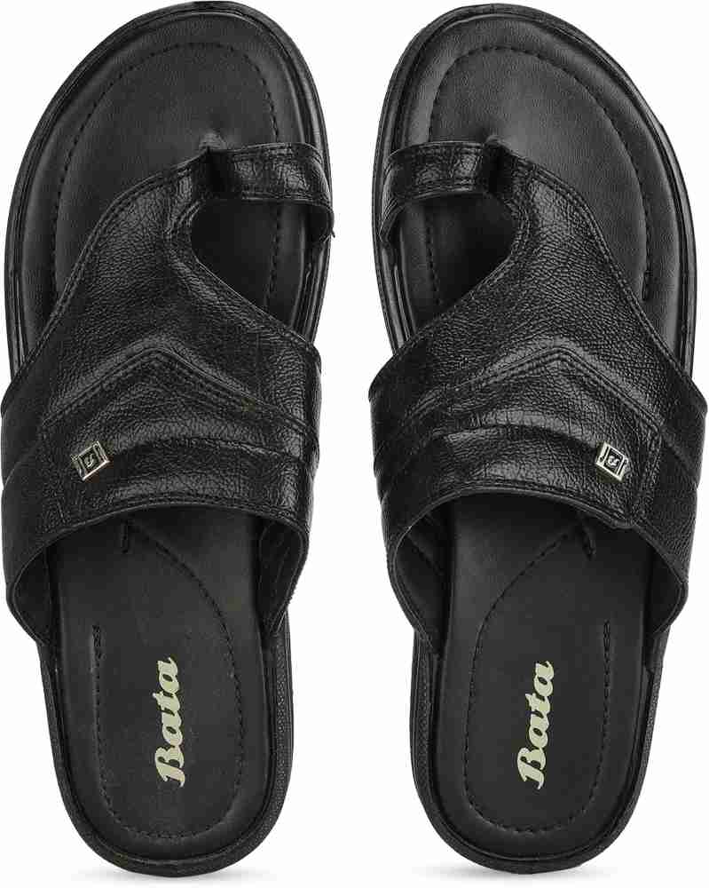 Bata Black Chappal For Men Bata 54 OFF wateradventure.ae
