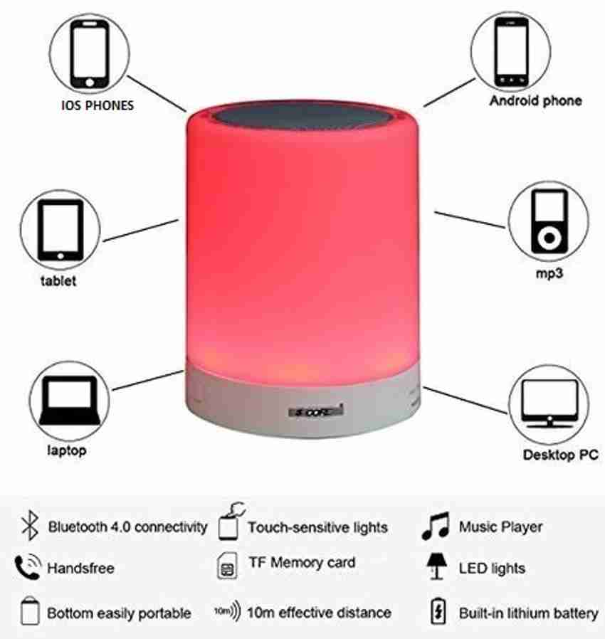 Buy Alchiko CL 671 Touch Lamp Portable High Bass HD Sound Quality With Smart Color Changing Touch Mode 5 W Bluetooth Speaker Online from Flipkart