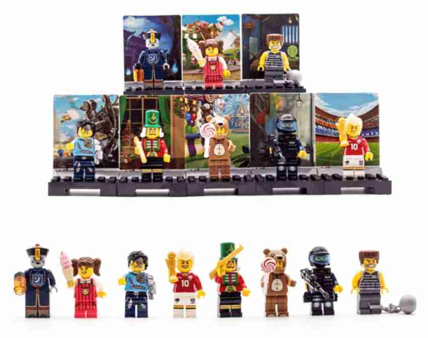 Qman Mini figures Collection Pack of 8 For 6 Age Mini figures