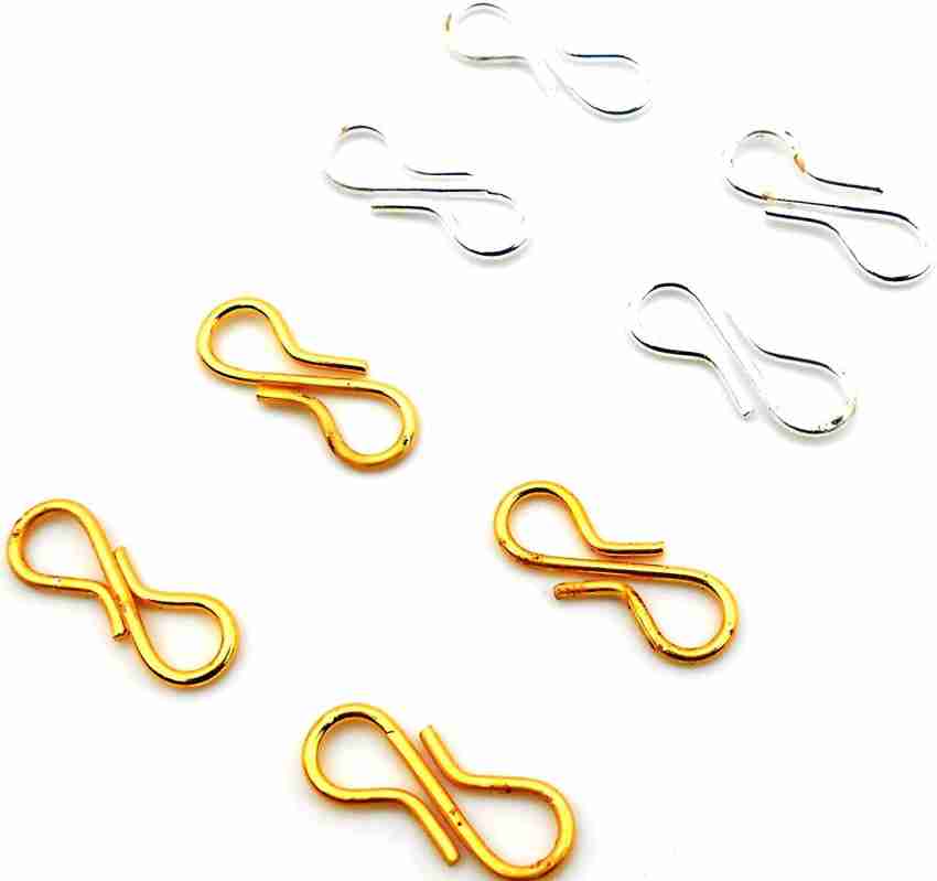 Crafto Silver Finished 'S-Hook' for Jewellery Making- Jewellery  Findings-DIY Art and Craft Projects Pack of 100 pcs. - Silver Finished  'S-Hook' for Jewellery Making- Jewellery Findings-DIY Art and Craft  Projects Pack of