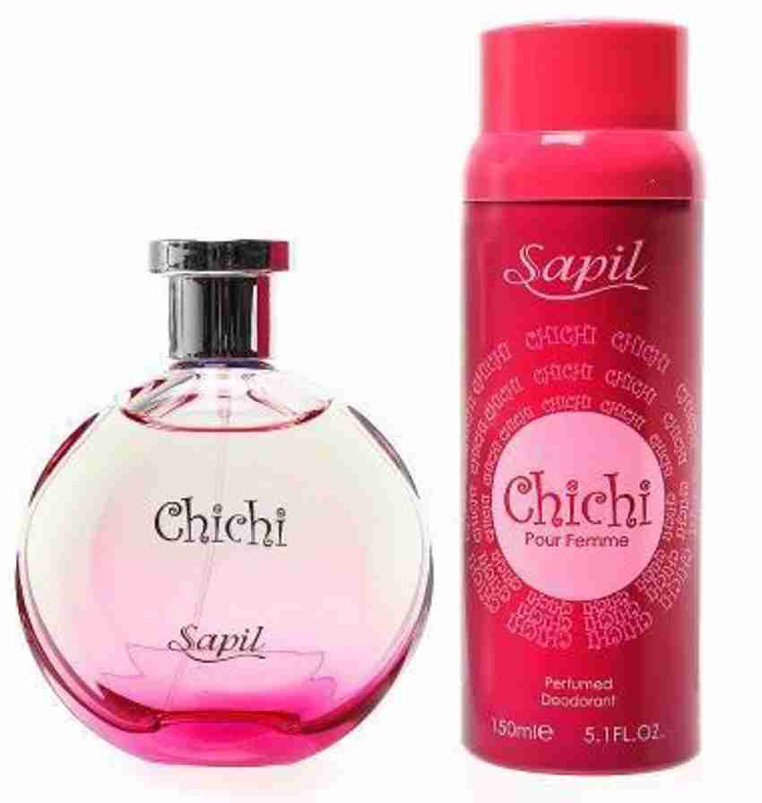 Sapil Gift Pack CHICHI FEMME EDT 100ml 150ml DEO Price in India