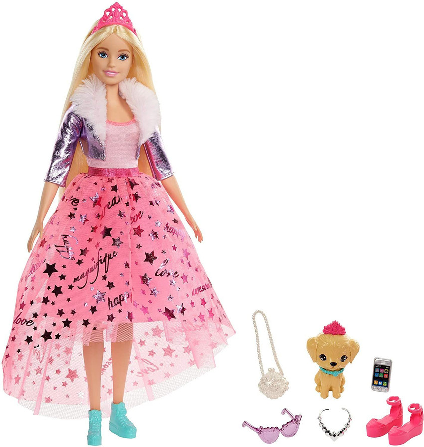 BARBIE GML75 Princess Adventure Fashion Doll with Pet