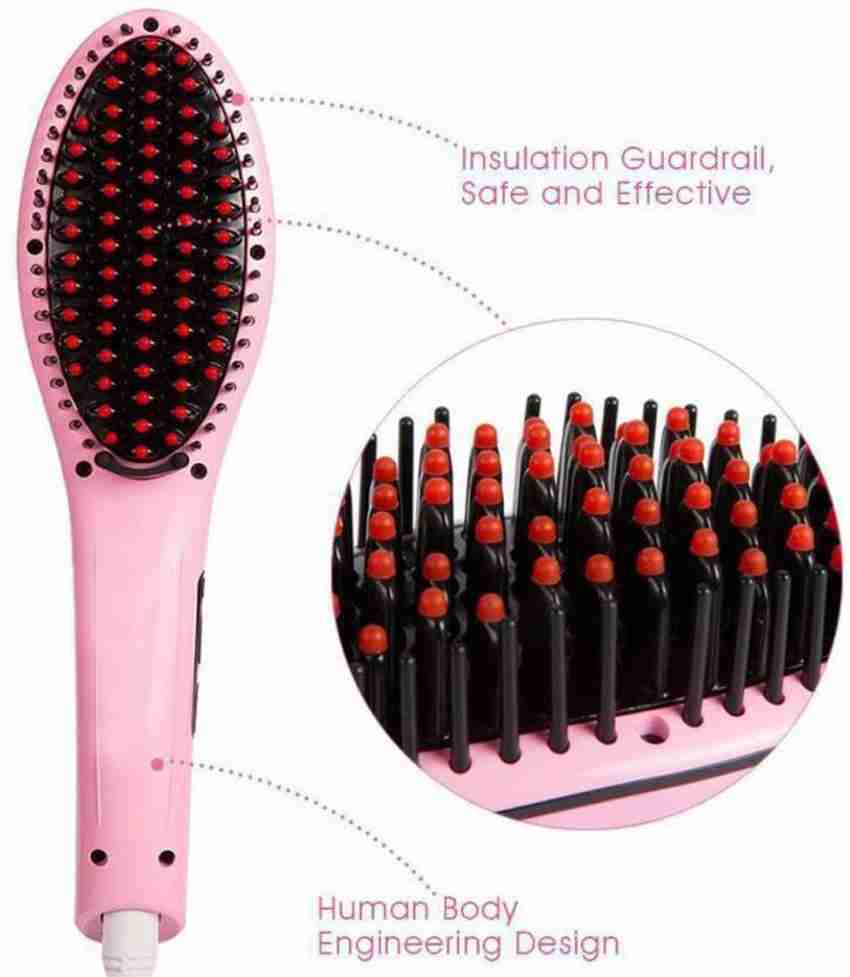 Fast hair straightener brush price 2025