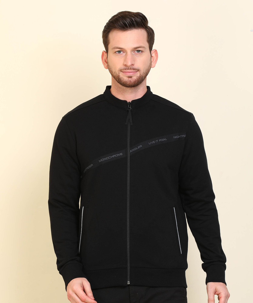 Wrangler full sleeve solid men's jacket discount