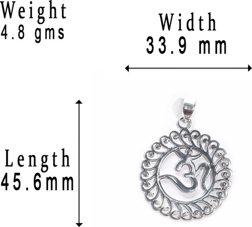 TANGPOET Compass Locket Necklace for Men,925 India