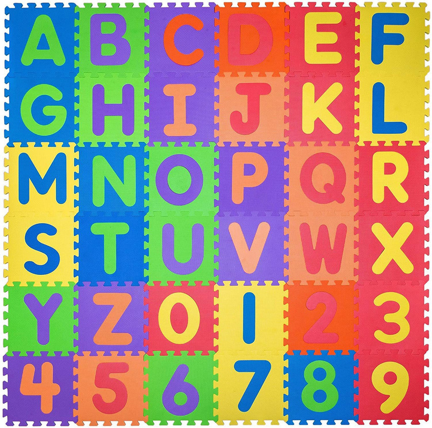 Floor alphabet puzzles mat discount