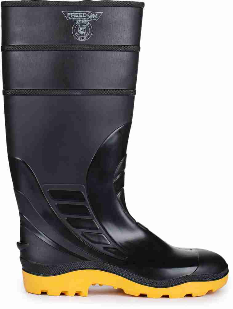 Steel toe rubber hot sale boots size 15