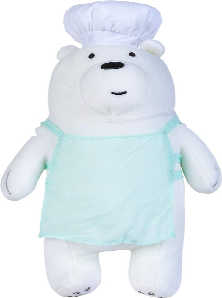 MINISO We Bare Bears Plush Chef Ice Bear 30 cm We Bare Bears