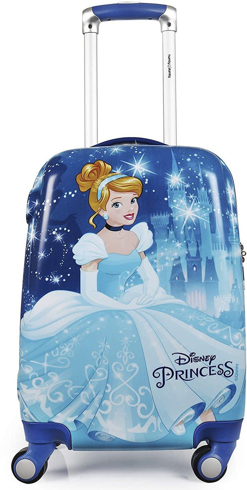 Humty Dumty Cinderella Blue Polycarbonat Kids Hard Luggage Trolley