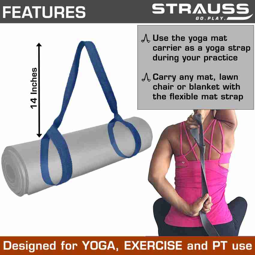 Strauss Yoga Mat Strap, Yoga Mat Holder