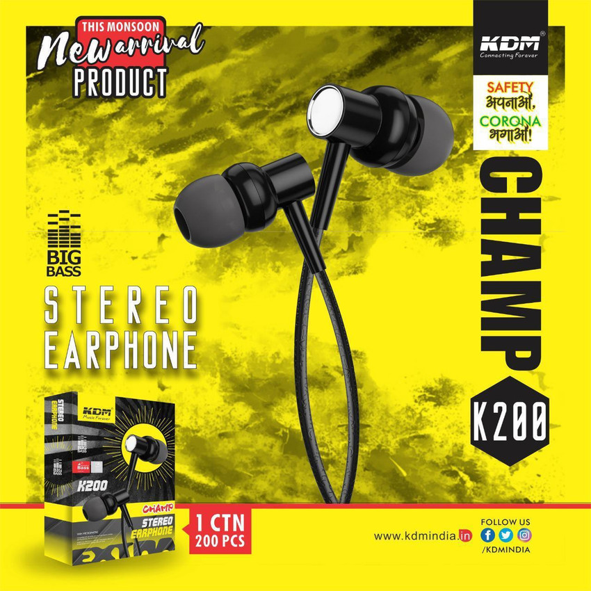 Kdm champ earphones clearance