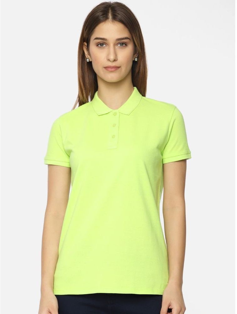 Neon green clearance polo neck