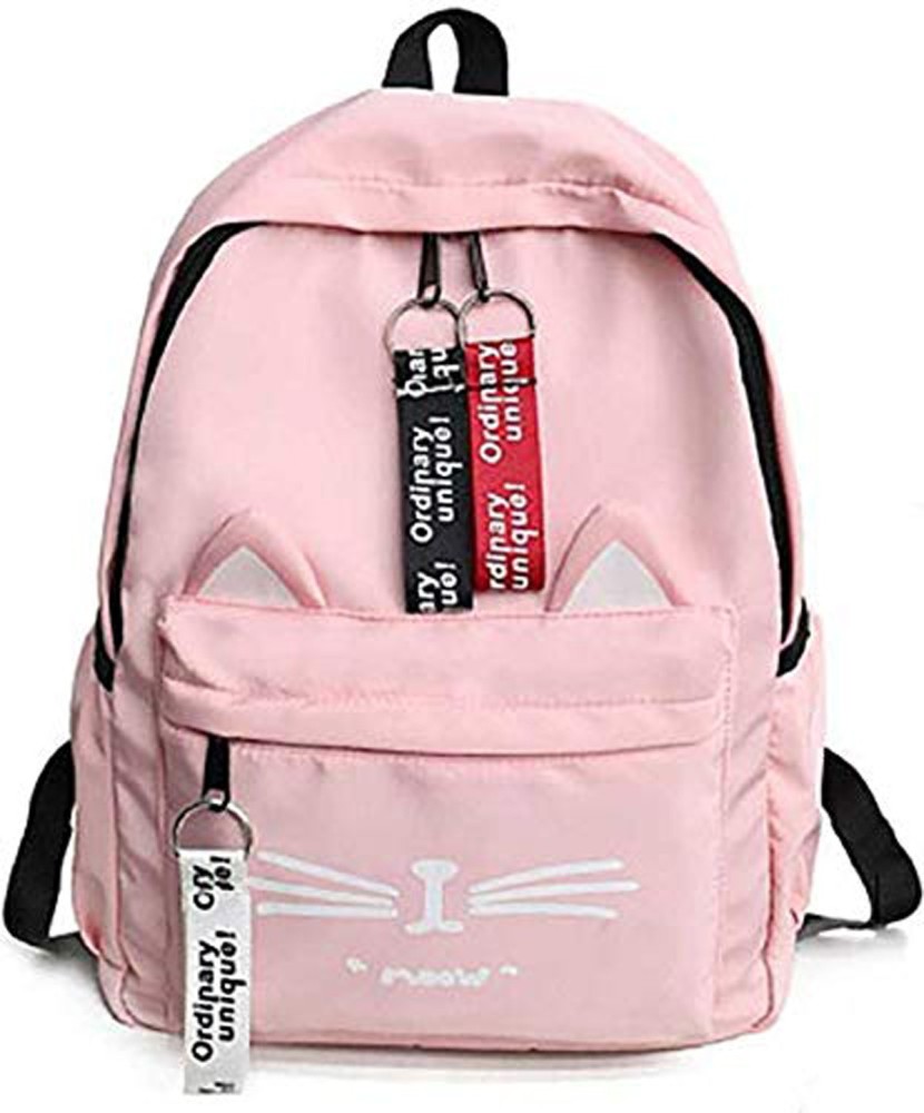 NME Collection Preppy Style Fashion Waterproof Women Girls Backpack Korean  Design Drawstring Chain travel College Office Bag Laptop Backpack 10 L  Backpack Pink  Price in India  Flipkartcom