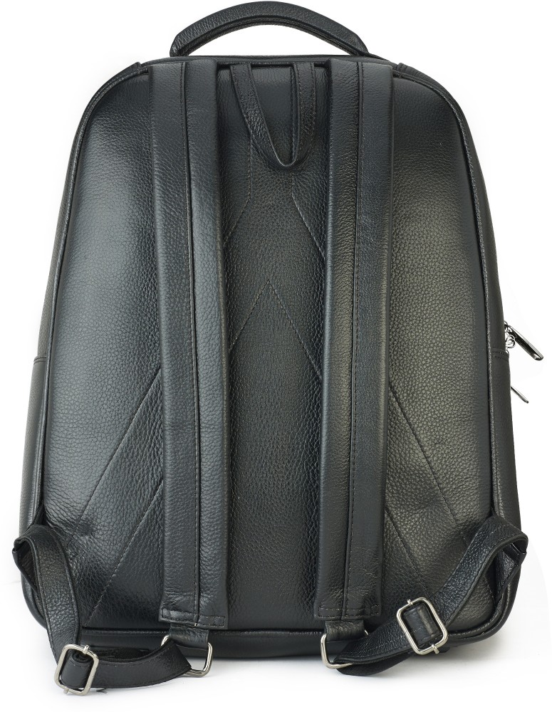 perfect leather Mercedes look stylish college office causal bag for men 15  L Laptop Backpack Black - Price in India