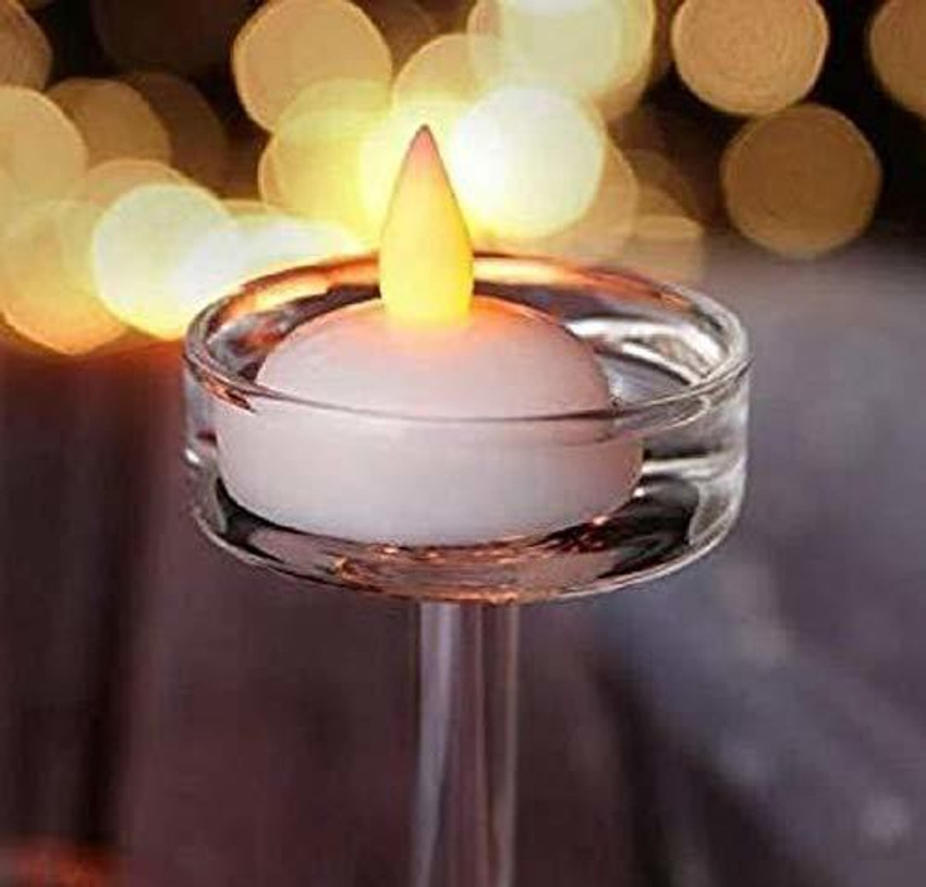 Multi Bazar New LED Light Diya with Water Sensor Set of 12