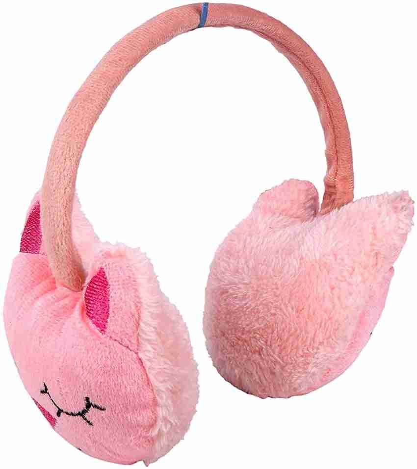 Piftif Kids Animal Earmuffs Girl Boy Winter Fleece Headband Faux Ear Muffs  Cartoon Warm Soft Fluffy