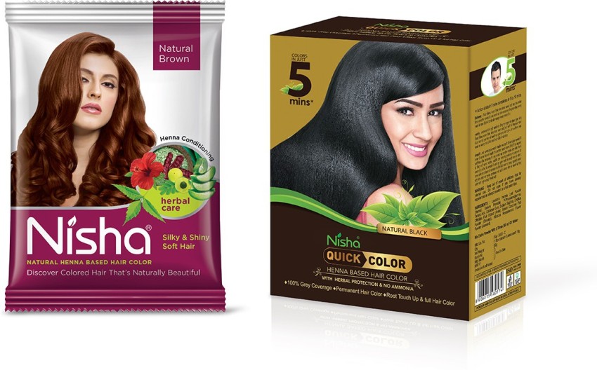 Nisha Henna Hair Color Natural Brown - Select Pack | FREE SHIP | | eBay