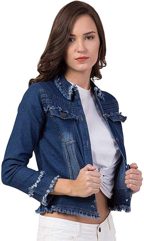 Denim jackets for outlet women flipkart