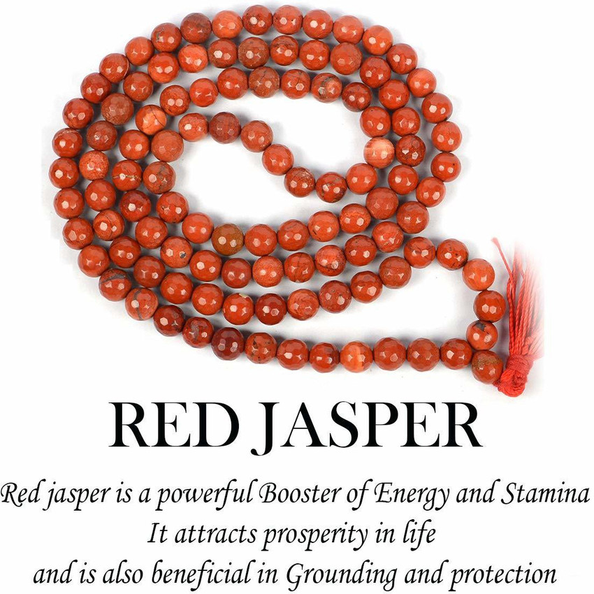 Red jasper discount mala beads