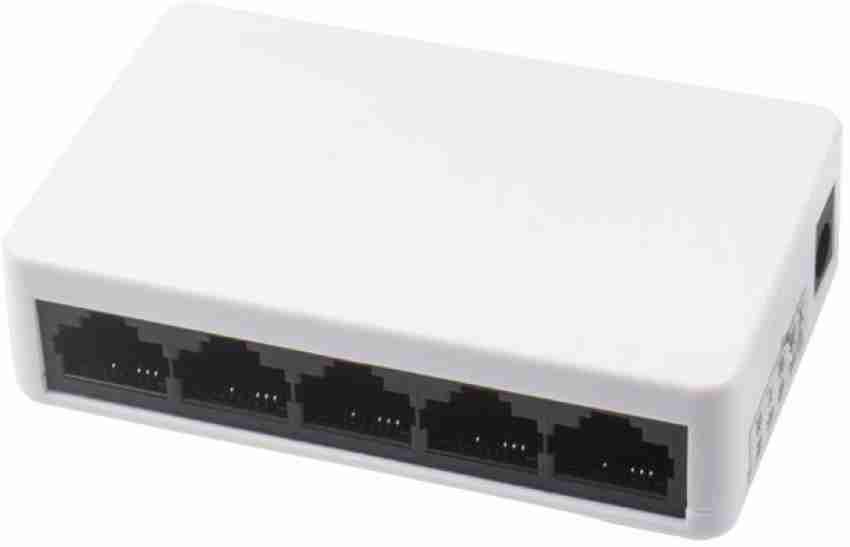 Portable 10/100Mbps 5 Ports Fast Ethernet RJ45 Network Switch