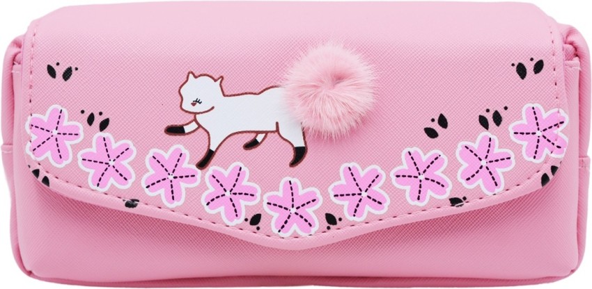 Cat Print Pencil Pouch for Girls