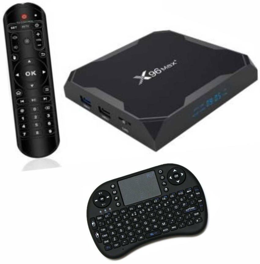 COMBO: TV BOX 4K ANDROID 10, D.D 8 GB, RAM 1 GB + Mini Teclado Con