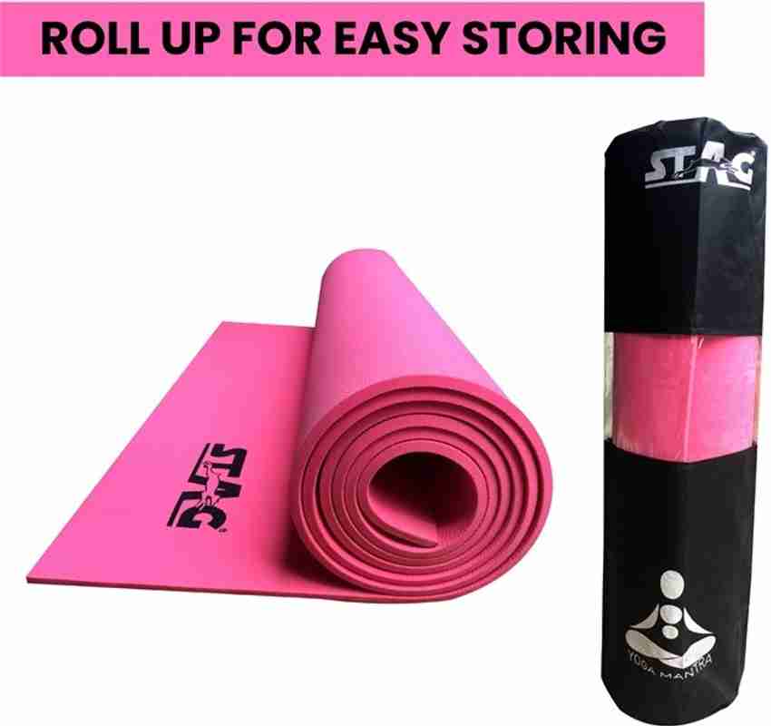 STAG Yoga Mantra Pink 10 mm Yoga Mat