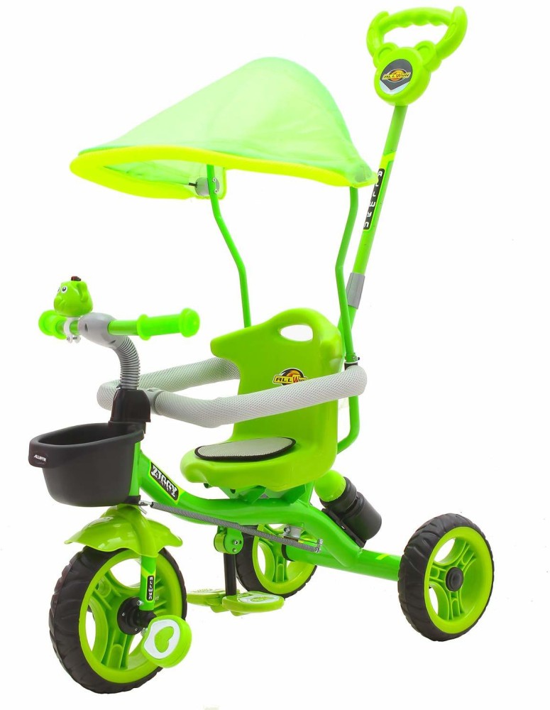 Infant tricycle push clearance handle