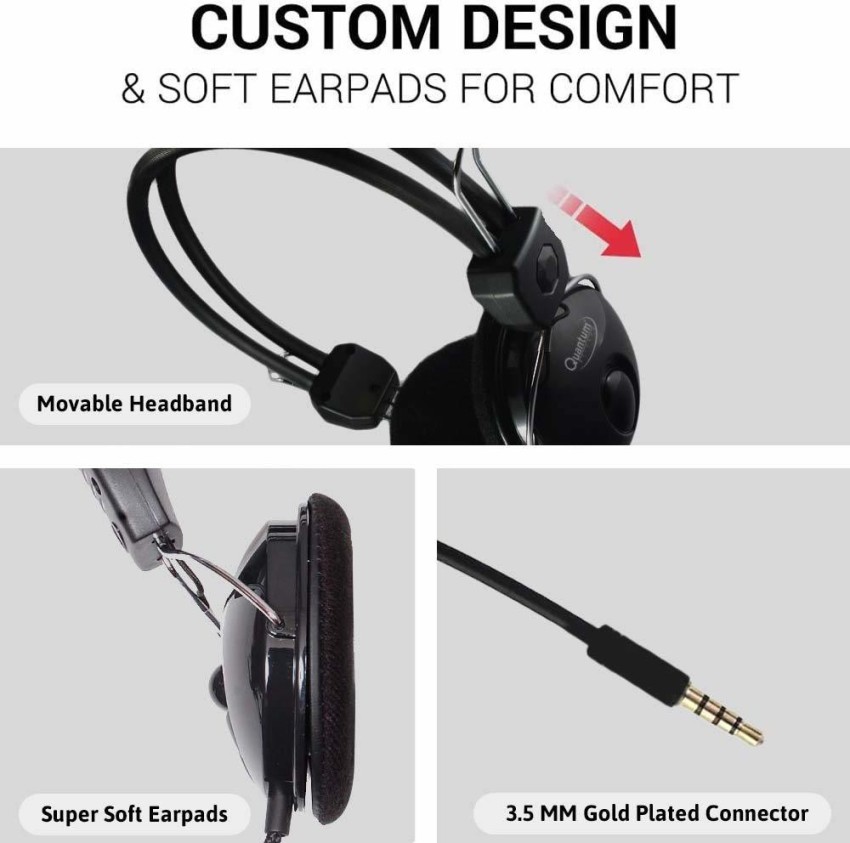 Single wire online headphones