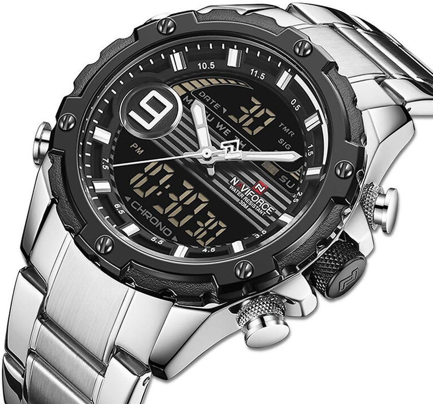 Naviforce clearance watch silver