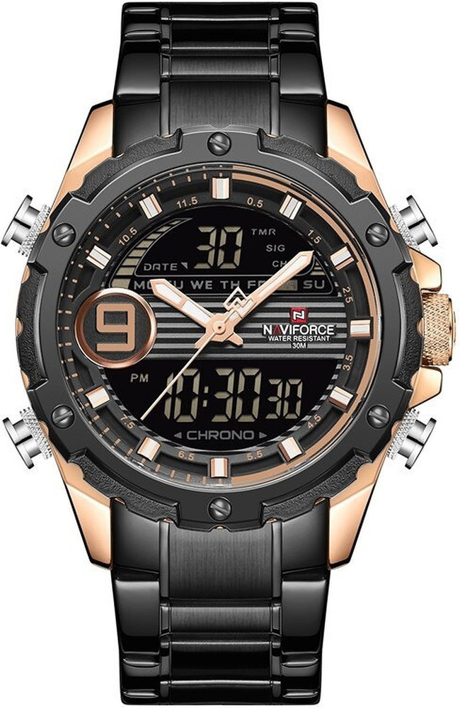 NAVIFORCE NF9146 BG NF9146 Analog Digital Watch For Men Buy NAVIFORCE NF9146 BG NF9146 Analog Digital Watch For Men NF9146 BG Online at Best Prices in India Flipkart