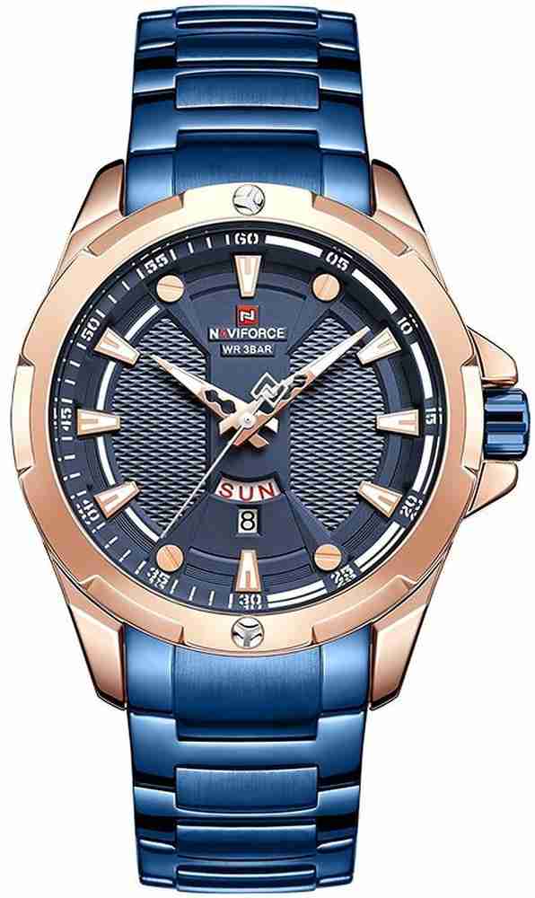 NAVIFORCE NF9161 Blue NF9161 Analog Watch For Men Buy NAVIFORCE NF9161 Blue NF9161 Analog Watch For Men NF9161 Blue Online at Best Prices in India Flipkart